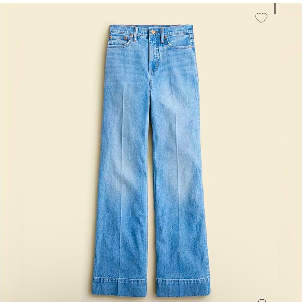 J. Crew Light Blue Wide-Leg Jeans